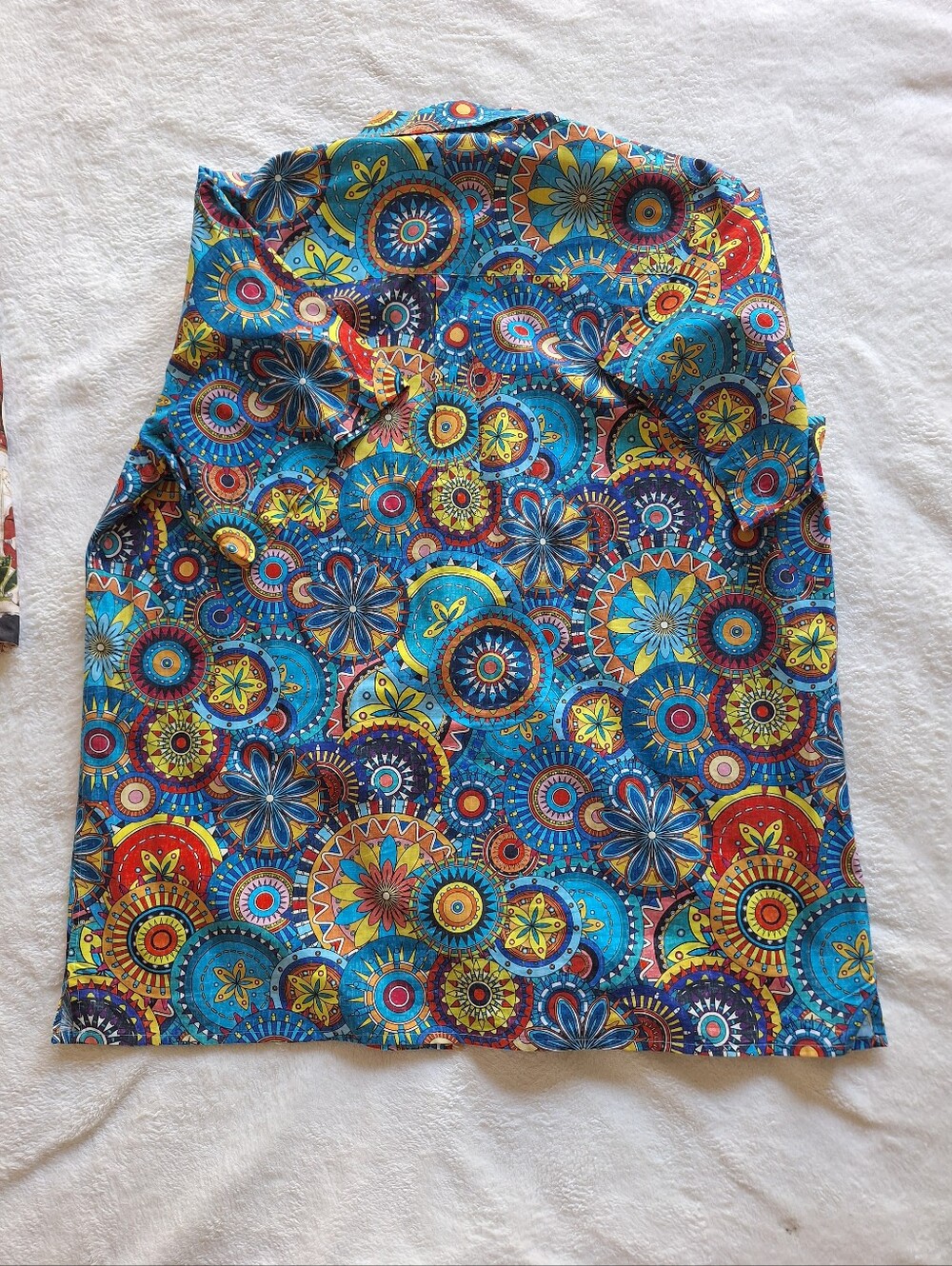 [BUNDLE OF 2] Yiume Men's Hawaiian Shirts XL 100% Cotton Mandala India Palace - Picture 9 of 14